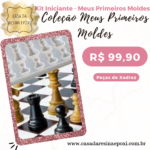 Molde Silicone  - Xadrez