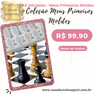 Molde Silicone - Xadrez