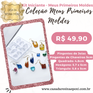 Molde Silicone - Pingentes Brincos Diversos