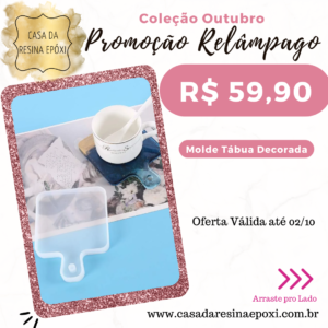 Molde Silicone - Tábua Decorada