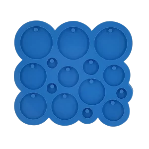 Molde de Silicone Pingentes Redondos