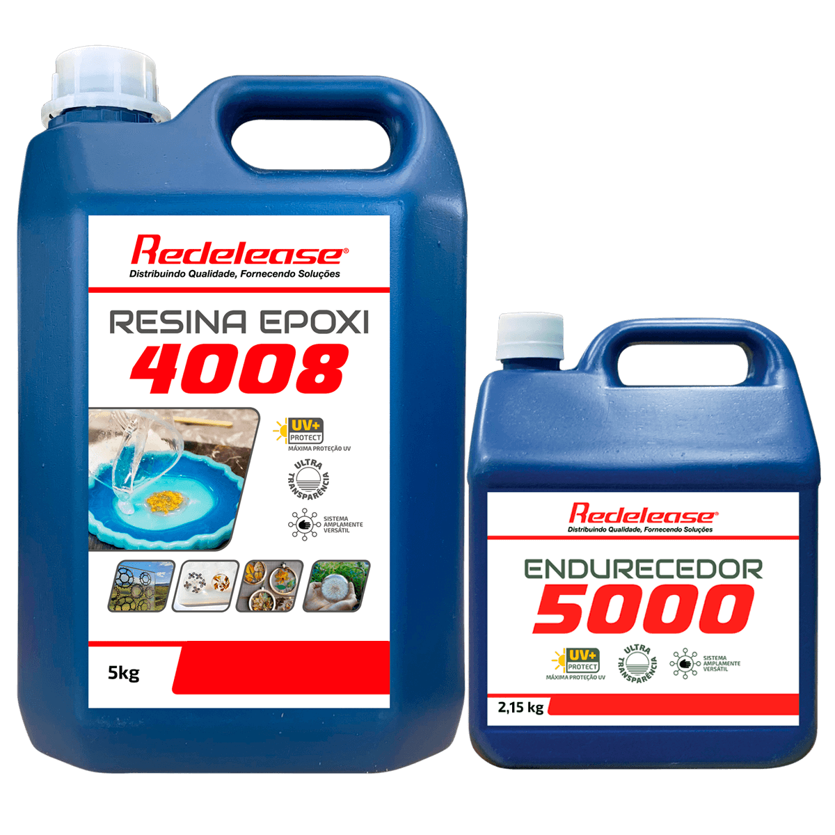 Resina Epóxi 4008 c/ Proteção Uv - Baixa Viscosidade (7,150 Kg)