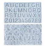 Molde Silicone - Alfabeto Invertido 4cm p/ Letra