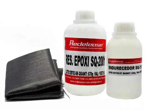 Kit Laminação em Fibra de Carbono (0,70 M²)