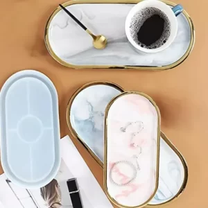 Molde Silicone - Bandeja Oval | 18x9x1.6cm