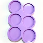 Molde Silicone  - Redondo 5cm c/ 6 Cavidades CMR472